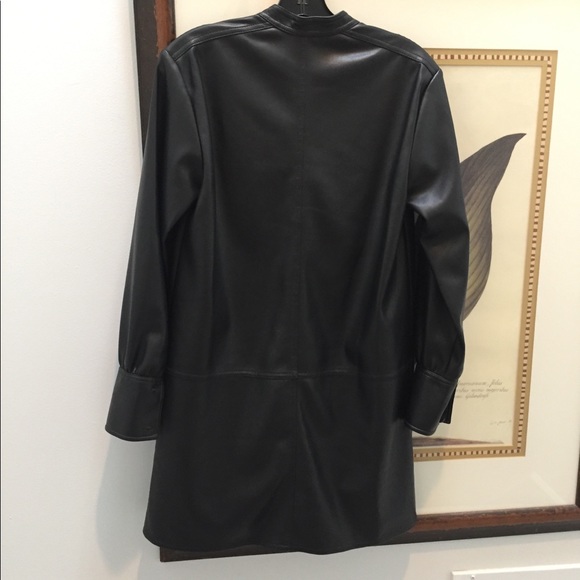 Rebecca Taylor Vegan Leather Dress - Picture 5 of 10